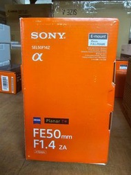 全新水貨Sony FE 50mm F1.4 ZA 鏡頭