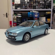 1: 18 Triple9 Alfa Romeo Alfa Romeo 156 1998 Car Model Blue