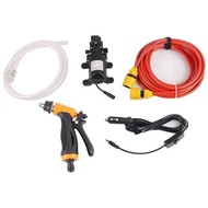 Pompa Air 12V 65W dengan Kepala Semprotan Cuci Mobil Karpet Lantai