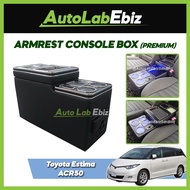 Armrest Console Box Toyota Estima ACR50  (Premium) with LED Atmosphere Light