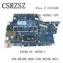 19792-1 For Lenovo Ideapad Flex 5-14IIL05 Laptop Motherboard With I3 I5 I7-10th Gen CPU UMA 8G RAM 4