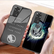 hunger games 01 Tempered Glass Phone Case For Xiaomi Redmi Note 13 pro plus 12 4G 11 10 5G 9 Cover