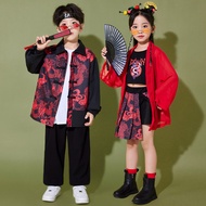 Children Chinese Hanfu Performance Costume Boys Girls Chorus Performance Costume Students Ancient Co
