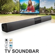 【มีสินค้าในสต๊อก】20W TV Soundbar แบบมีสายและไร้สาย Bluetooth Home Surround SoundBar สำหรับ PC โรงละค