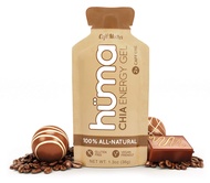 Huma Chia Energy Gel, Café Mocha, 12 Gels, 2x Caffeine - Premier Sports Nutrition for Endurance Exer