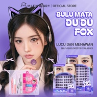 Mlen Diary Sunflower C Curl Eyelash Extension Natural Cluster Reusable Lash Set With Tweezer