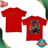 KATUN Viral Vario Dragon Children's Racing Motorcycle T-Shirt, Premium 30S Combed Cotton, Fashion Di