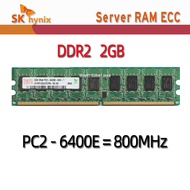 Hynix DDR2ชิปเซ็ต4GB 2GB 1GB 6400U 5300U PC2 ECC 1G 2G 4G 667 800 MHZ เซิร์ฟเวอร์แรม RAM3825หน่วยควา