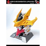 DIY Papercraft Gundam Barbatos Lupus Rex Head Super Big Bust