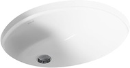 Kohler K-EC2210-0 Caxton Oval Bathroom Sink, White