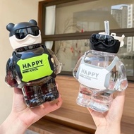 800ML Water Bottle For Kids Large capacity Straw Cup & Leakproof