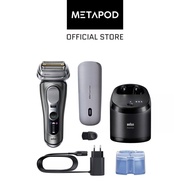 Braun 9675cc Series 9 Pro+ Electric Shaver with Cleaning Kit & Power Case