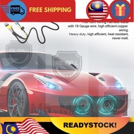 12V100CM Horn Wiring Harness Relay Kit Dual Speaker Harness Grill Car Truck wira waja saga vvt blm f