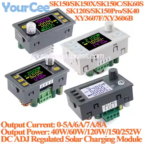 SK150 SK120 SK60 SK150S Buck Boost Converter 150W 120W 60W CNC CC CV MPPT Power DC Adjustable Regula