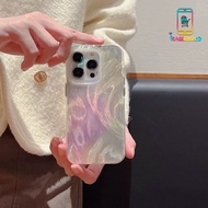 SS938 SOFTCASE PINK YELLOW CLARITY FEATHER HOLOGRAM FOR VIVO Y01 Y02 Y02S Y03 Y04 Y12 Y12S Y15 Y15S 