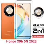 Honor X9b 5G 2023 Curved Film 2 in 1 Screen Protector Full Cover Tempered Glass For Honor X9b X9 X 9