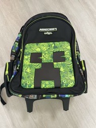 Smiggle Minecraft 滾輪背包