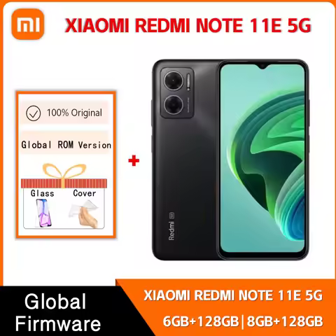 Original Xiaomi Redmi Note 11E 5G Smartphone Global ROM 8GB 128GB 5000mAh 18W Charge Dimensity 700 5