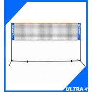 Portable Badminton Net Set Stand Rack Court Outdoor Sport Tennis Volleyball Sepak Takraw Jaring Peng