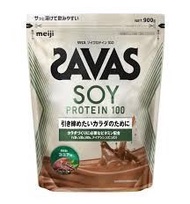 (訂購) 日本製造 明治 SAVAS Soy Protein 100 大豆蛋白粉 可可味 900g