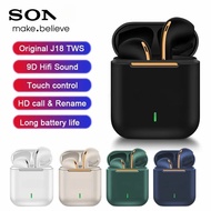 TWS J18 Bluetooth Earphone True Wireless Headset Waterproof Earbuds HIFI Stereo Headphones