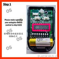 ﹉High Quality 5326 330mhz Autogate Replacement Switch Remote Control Key 433mhz