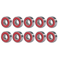 10PCS Ball Bearings 608rs ABEC-9 Inline Roller Skate Bearing Deep Groove Carbon Steel for Scooter 68