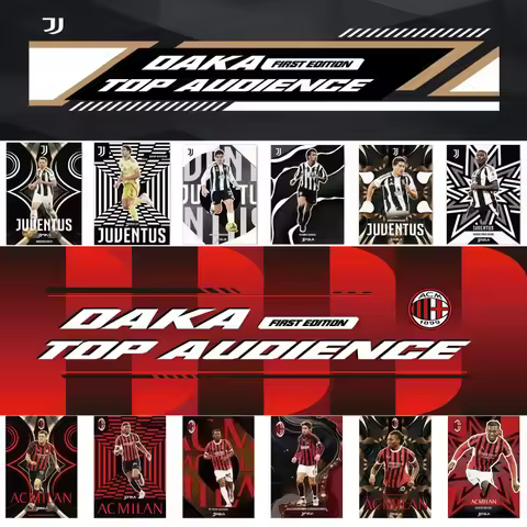 2025-2026 Daka Messi Yamal Mbappe Football Collection Card Real Madrid Barcelona Manchester Juventus