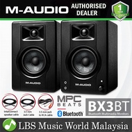 M-Audio BX3 BT 3.5” 120 Watt Multimedia Reference Monitors Speaker For Music Production - Pair (M Au