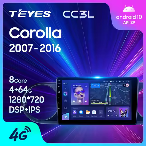 TEYES CC3L WIFI For Toyota Corolla Rumion E150 2007 - 2016 Car Radio Multimedia Video Player Navigat