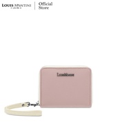 Louis Montini (Louis Montini (Emily) กระเป๋าซิปรอบใบสั้น กระเป๋าสตางค์ผู้หญิงหนังแท้ WL58