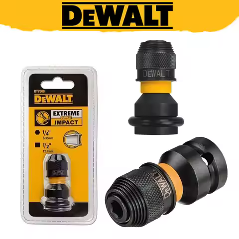 DEWALT DT7508-QZ Impact Adaptor 1/2" to 1/4" Shockproof Electric Wrench Adaptor for DCF880 DCF922 DC