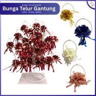 VISTA | Bunga Telur Gantung 50pcs | Nampak Mewah Cantik | Bunga Pahar Aqiqah Kenduri Kawin