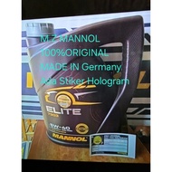 Mannol  Elite (Ada Stiker Hologram) 100% Original 4 Liter Fully Synthetic New Packing Oil.