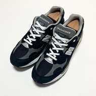 รองเท้าใส่สบาย รองเท้านิวบาลานซ์ ไม่จำกัดเพศ New Balance 992 Black Grey Suede Sneakers [M992EB] Made