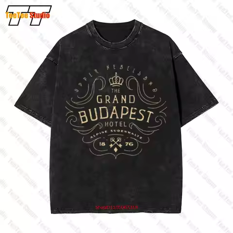 Grand Budapest Hotel Vintage Oversized T-Shirt H3IG