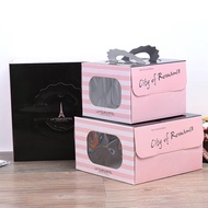 RORA - 6/8 Inch Premium Fancy Cake Box l Square Cake Box l Kotak Kek l Kotak Kek Birthday
