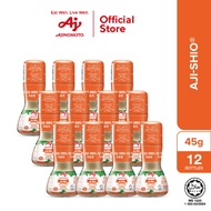 AJI-SHIO® White Pepper (45g x 12 bottle)