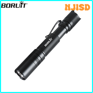 NJISD BORUiT BC25 CREE XPL LED ขนาดเล็ก IPX8ไฟสัญญาณแสงทางการแพทย์ไฟฉายกันน้ำได้หน่วยความจำโคมไฟตั้ง