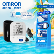 Máy Đo Huyết Áp OMRON HEM-7156T-A Kèm Adapter Chính Hãng - Kết Nối Điện Thoại - IntelliSense