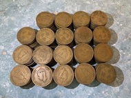 香港 男皇冠 一毫 硬幣 190個 不同年份