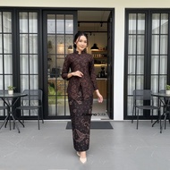 KATUN AZKANA BATIK - Modern Jabangn Kebaya Set, Fine Batik Cotton Batik Skirt, Party Dress, Wedding 