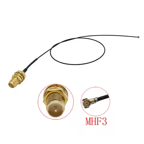 1Pcs MHF3 to RP SMA Female RF Connector 0.81mm Pigtail Cable for PCI WiFi Antenna Wireless Router 5-