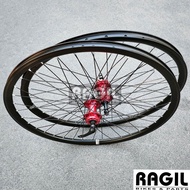 WHEELSET 27.5 SEPEDA MTB EXOTIC ALLOY DOUBLE WALL RODA JADI SIAP PAKAI VELG RIMS RIM HUB FREEHUB MER