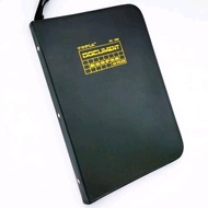 Ready- Topla Dk888 Document Keeper Display Book Zipper Bag Leather Folder Zipper Plastic Filling