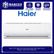 Haier 1HP Clean Cool Series Inverter Split Type Aircon HSU-10TSV13(DC)-SC