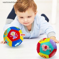 AST Soft Cloth Rattle Ball Baby For 0-36 Months Stuffed Baby Play Ball Sensory Toy N