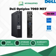 PC i7 Dell Optiplex 7060 MFF Intel Core i7 (8th Gen) / 16GB RAM / 512GB NVME / Win 11 Pro (Refurbish