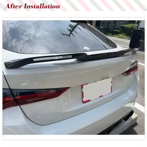 Car Rear Trunk Spoiler Wing Lip for BMW 4 New Series G22 430i M440i G82 M4 2021-2023 Carbon Fiber Re
