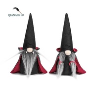 2PCS Halloween Gnome Plush Faceless Doll Handmade Swedish Gnome Decoration Tomte Doll Halloween Deco